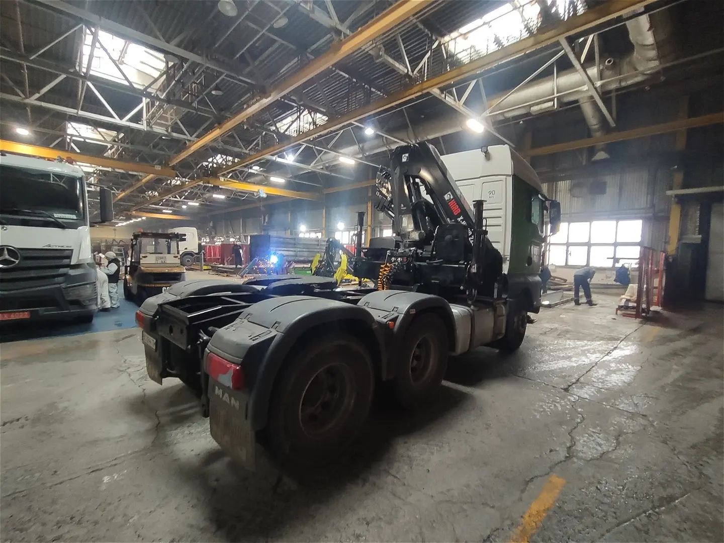 MAN TGX 33.540 з HIAB X-HIDUO MAN TGX 33.540 с HIAB X-HIDUO